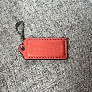 Coach Coral Peach Hangtag